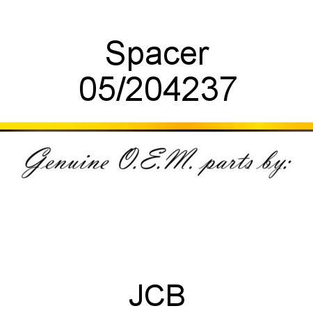 Spacer 05/204237
