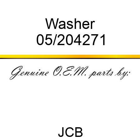 Washer 05/204271
