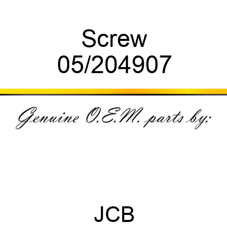 Screw 05/204907