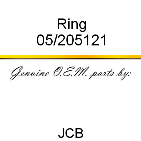 Ring 05/205121