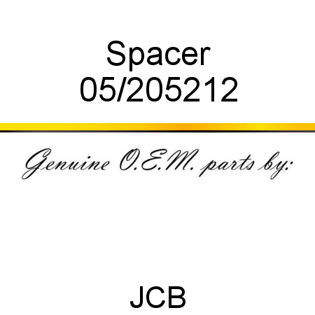 Spacer 05/205212