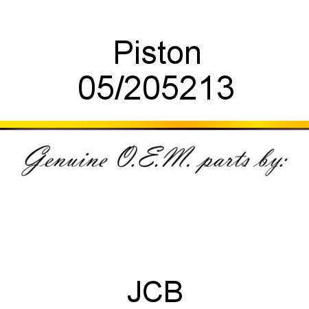 Piston 05/205213