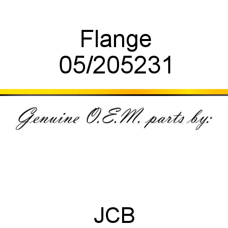 Flange 05/205231