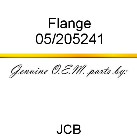 Flange 05/205241