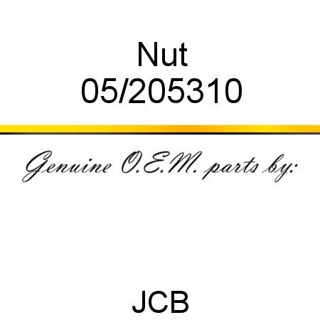 Nut 05/205310
