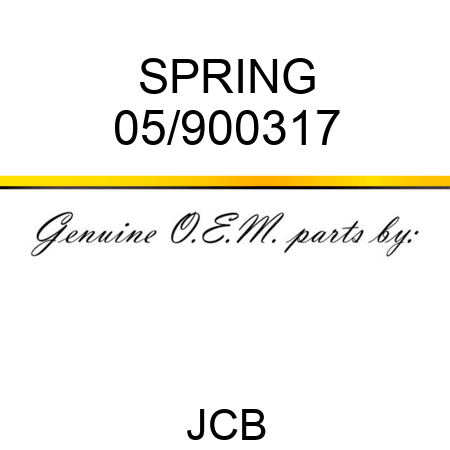 SPRING 05/900317