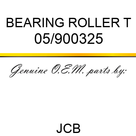 BEARING ROLLER T 05/900325