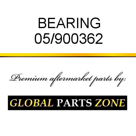 BEARING 05/900362