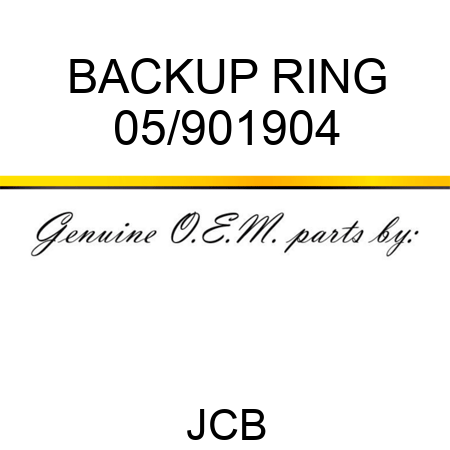 BACKUP RING 05/901904