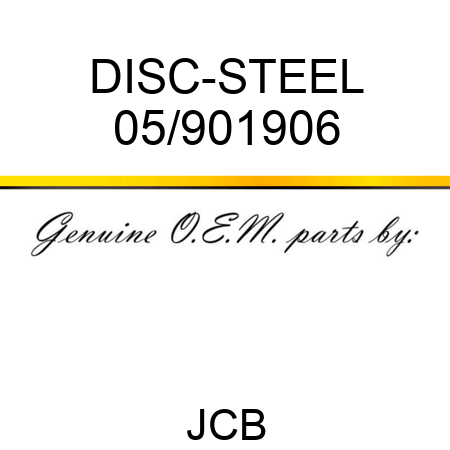 DISC-STEEL 05/901906