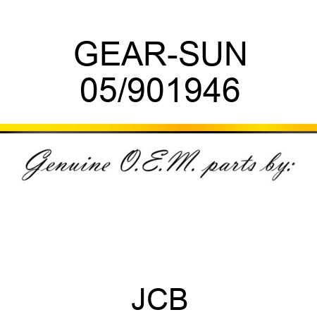 GEAR-SUN 05/901946