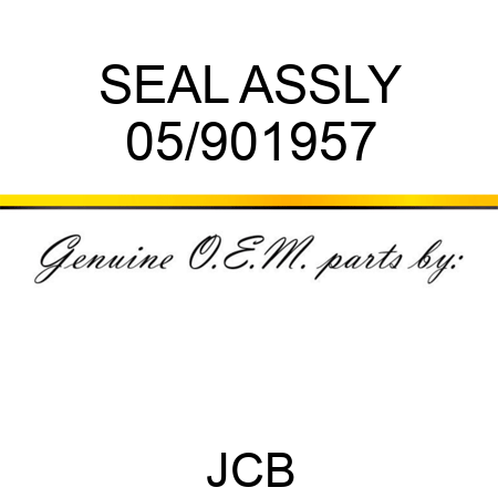 SEAL ASSLY 05/901957
