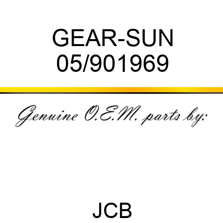 GEAR-SUN 05/901969