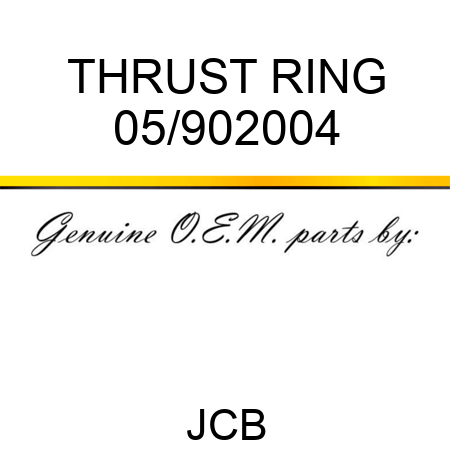 THRUST RING 05/902004