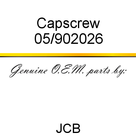 Capscrew 05/902026