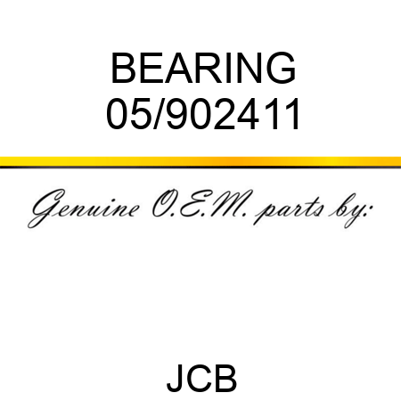 BEARING 05/902411