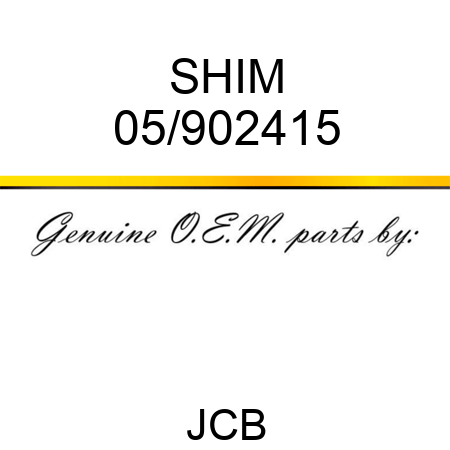 SHIM 05/902415