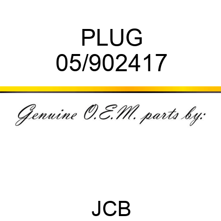 PLUG 05/902417