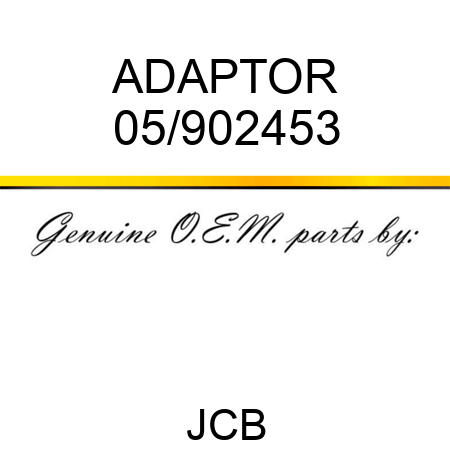 ADAPTOR 05/902453