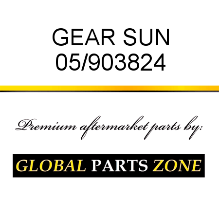 GEAR SUN 05/903824
