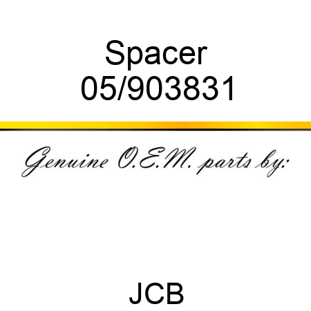 Spacer 05/903831