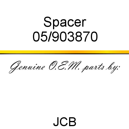 Spacer 05/903870