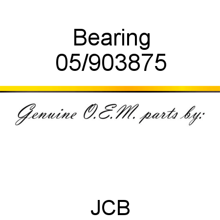 Bearing 05/903875