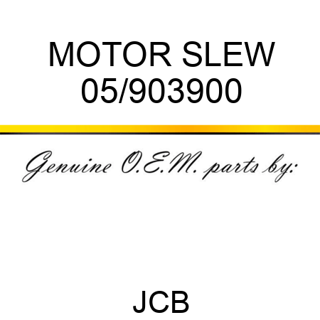MOTOR SLEW 05/903900