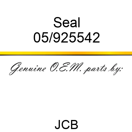 Seal 05/925542