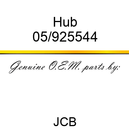 Hub 05/925544