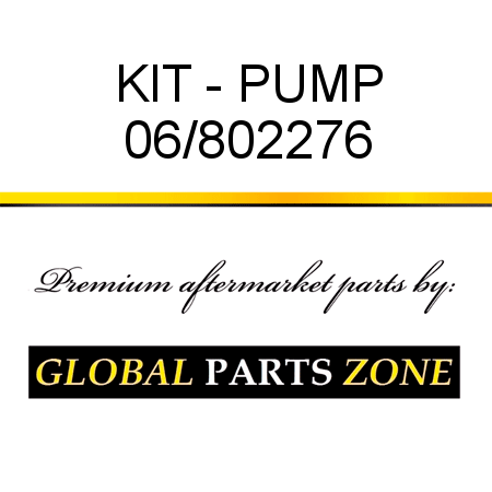KIT - PUMP 06/802276