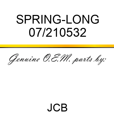 SPRING-LONG 07/210532