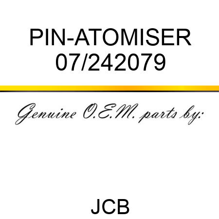 PIN-ATOMISER 07/242079