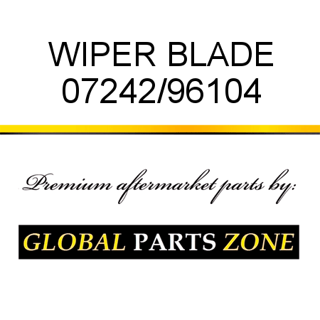 WIPER BLADE 07242/96104