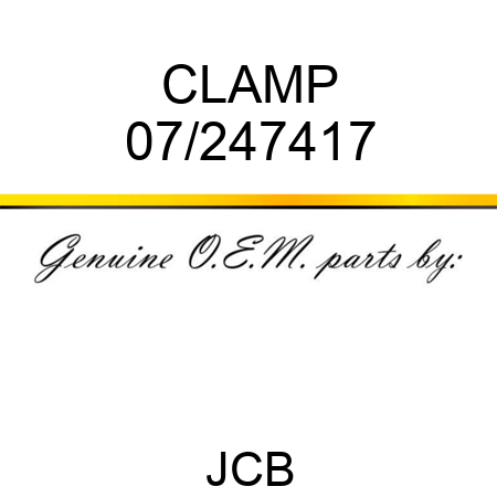 CLAMP 07/247417
