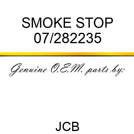 SMOKE STOP 07/282235