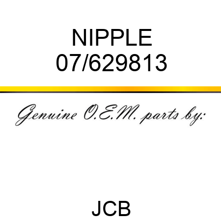 NIPPLE 07/629813