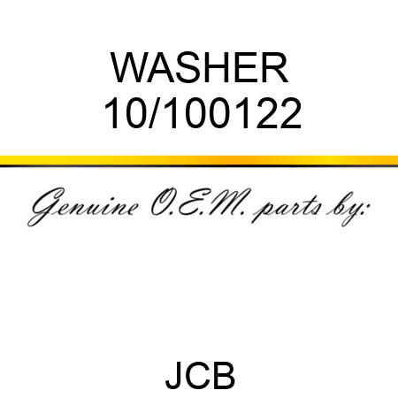 WASHER 10/100122