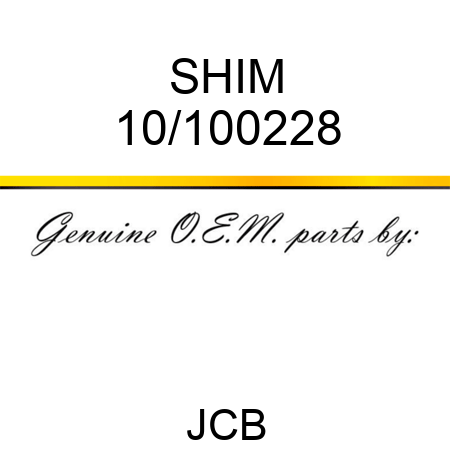 SHIM 10/100228