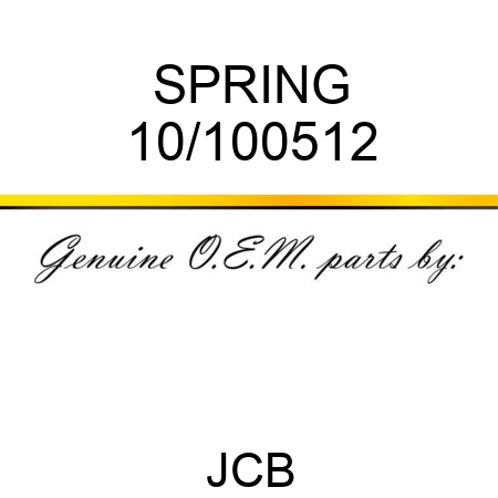 SPRING 10/100512