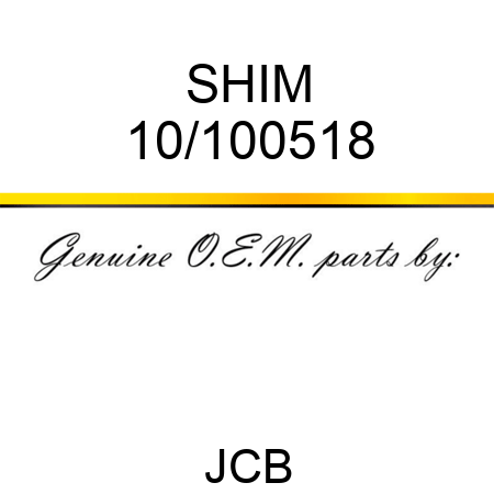 SHIM 10/100518
