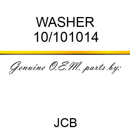 WASHER 10/101014