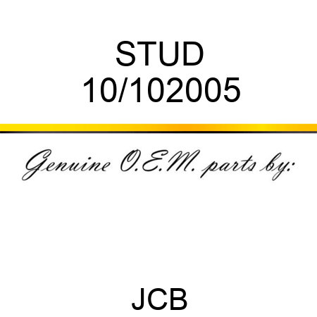 STUD 10/102005
