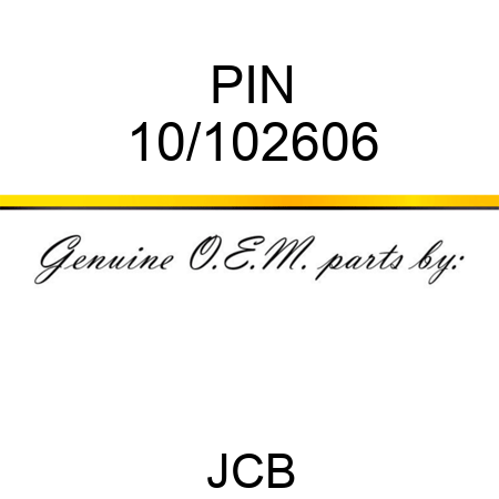 PIN 10/102606