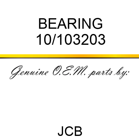 BEARING 10/103203