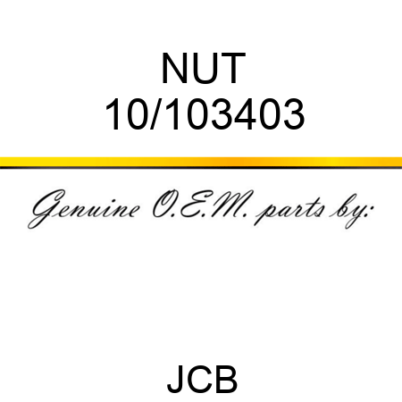 NUT 10/103403