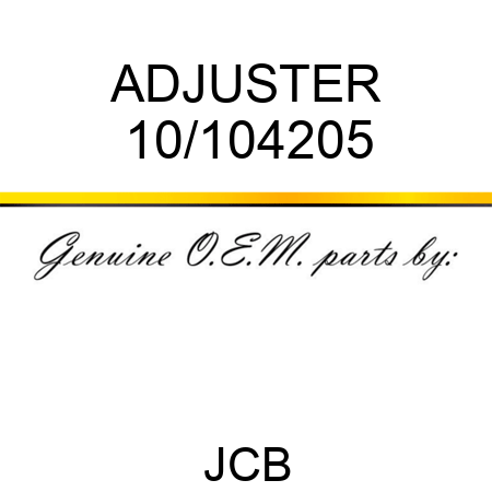 ADJUSTER 10/104205