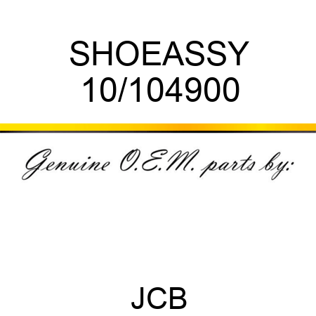 SHOEASSY 10/104900
