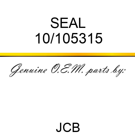SEAL 10/105315