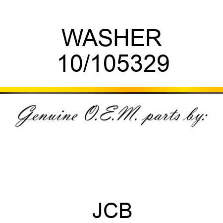 WASHER 10/105329